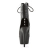 DELIGHT-1016 Plateau Stiefeletten Schwarz von Pleaser – Ansicht 4