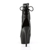 DELIGHT-1018 Plateau Stiefeletten Schwarz von Pleaser – Ansicht 4