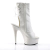 DELIGHT-1018 Plateau Stiefeletten Weiß Lack von Pleaser – Ansicht 5