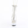 DELIGHT-1018C-2RS - Plateau Stiefeletten - Transparent mit Strass von Pleaser – Ansicht 2