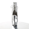 DELIGHT-1018G Plateau Stiefeletten Silber Glitzer von Pleaser – Ansicht 4