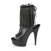 DELIGHT-1018RSF Plateau Stiefeletten Schwarz von Pleaser – Ansicht 3