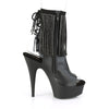 DELIGHT-1018RSF Plateau Stiefeletten Schwarz von Pleaser – Ansicht 5