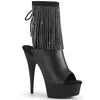 DELIGHT-1018RSF Plateau Stiefeletten Schwarz von Pleaser