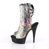 DELIGHT-1018SP Plateau Stiefeletten Schlangenprint von Pleaser – Ansicht 3