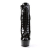 DELIGHT-1020 Plateau Stiefeletten Lack Schwarz | Pleaser