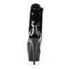 DELIGHT-1020 Plateau Stiefeletten Lack Schwarz | Pleaser