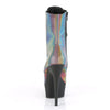 DELIGHT-1020REFL Plateau Stiefeletten - Regenbogen von Pleaser – Ansicht 4