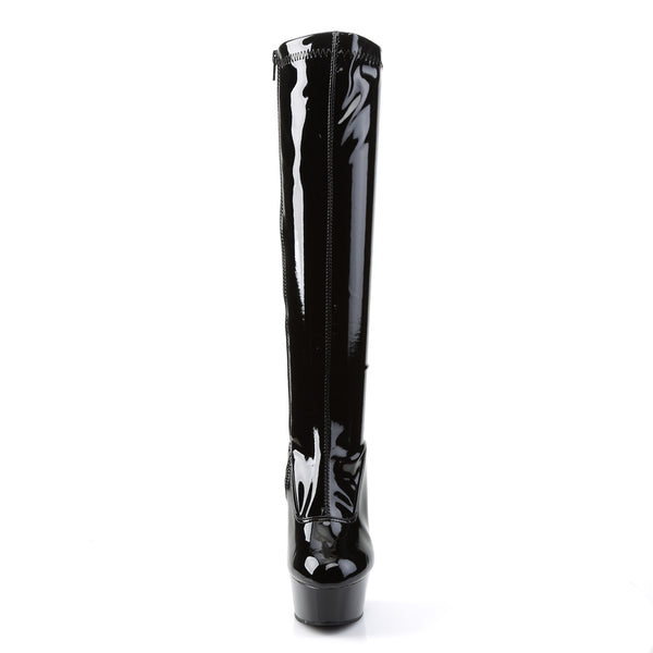 DELIGHT-2000 Plateau Stiefel von Schwarz | Pleaser – Ansicht 2