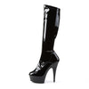 DELIGHT-2000 Plateau Stiefel von Schwarz | Pleaser – Ansicht 3