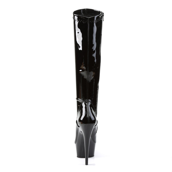 DELIGHT-2000 Plateau Stiefel von Schwarz | Pleaser – Ansicht 4