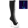 DELIGHT-2000SK-02 Plateau Stiefel - Schwarz von Pleaser