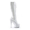 DELIGHT-2023 Plateau Stiefel Weiß Lack von Pleaser – Ansicht 5