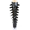 DELIGHT-2049 Plateau Stiefel Schwarz Lack von Pleaser – Ansicht 4
