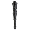 DELIGHT-3028 Plateau Overknee Stiefel Schwarz Matt von Pleaser – Ansicht 2