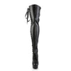 DELIGHT-3050 Plateau Overknee Stiefel Matt von Pleaser – Ansicht 2