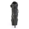DELIGHT-600-05 Plateau Stiefeletten - Matt Schwarz von Pleaser – Ansicht 4