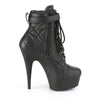 DELIGHT-600-05 Plateau Stiefeletten - Matt Schwarz von Pleaser – Ansicht 5