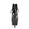 DELIGHT-600-22 Plateau Stiefeletten Lack Schwarz von Pleaser – Ansicht 4