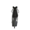 DELIGHT-600-33RM Plateau Stiefeletten - Schwarz von Pleaser – Ansicht 4