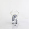 DELIGHT-608VL Plateau Sandaletten Transparent von Pleaser – Ansicht 4