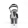 DELIGHT-609-5G Plateau Sandaletten Schwarz von Pleaser – Ansicht 4
