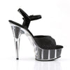 DELIGHT-609-5G Plateau Sandaletten Schwarz von Pleaser – Ansicht 5