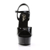 DELIGHT-609 Plateau Sandaletten Schwarz von Pleaser – Ansicht 2