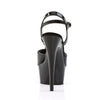 DELIGHT-609 Plateau Sandaletten Schwarz von Pleaser – Ansicht 4