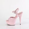 DELIGHT-609 - Plateau High Heel Sandaletten - Rosa Lack von Pleaser – Ansicht 3