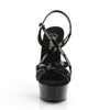 DELIGHT-613 Plateau Sandaletten - Schwarz | Pleaser SALE