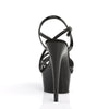 DELIGHT-613 Plateau Sandaletten - Schwarz | Pleaser SALE