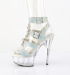 DELIGHT-656RS Plateau High Heel Sandaletten - Mehrfarbig von Pleaser – Ansicht 3