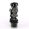 DELIGHT-658 Plateau Sandaletten Schwarz Lack von Pleaser – Ansicht 2