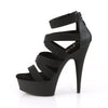 DELIGHT-659 Plateau Sandaletten Schwarz von Pleaser – Ansicht 3