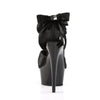 DELIGHT-668 Plateau Sandaletten Satin Black von Pleaser – Ansicht 4