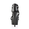 DELIGHT-669 Plateau Sandaletten Schwarz | Pleaser