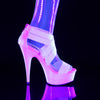 DELIGHT-669 Plateau Sandaletten - Weiß | Pleaser