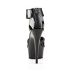 DELIGHT-670-3 Plateau Sandaletten Schwarz von Pleaser – Ansicht 4