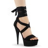 DELIGHT-671 Plateau Sandaletten - Schwarz von Pleaser
