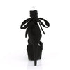 DELIGHT-679 Plateau Sandaletten Schwarz | Pleaser