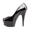 DELIGHT-685 Plateau Pumps - Schwarz | Pleaser