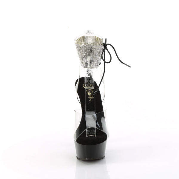 DELIGHT-691-2RS - Plateau High Heel Sandaletten - Schwarz von Pleaser – Ansicht 2