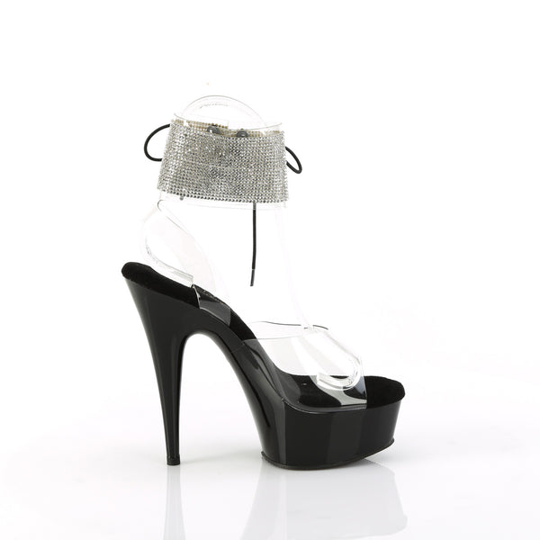 DELIGHT-691-2RS - Plateau High Heel Sandaletten - Schwarz von Pleaser – Ansicht 5