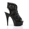 DELIGHT-696LC Plateau Stiefeletten transparent von Pleaser – Ansicht 5
