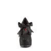 DEMON-11 Plateau High Heel Pumps mit Spitze Schwarz von DemoniaCult – Ansicht 2