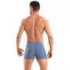 Herren Badeshorts mit Reißverschlusstaschen - Denim-Style Blau | TOF Paris