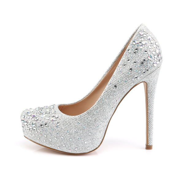 DESTINY-06R Plateau Pumps Silber von Fabulicious – Ansicht 3