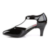DIVINE-415 Pumps Schwarz Lack von Pleaser Pink Label – Ansicht 3
