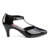 DIVINE-415 Pumps Schwarz Lack von Pleaser Pink Label – Ansicht 5